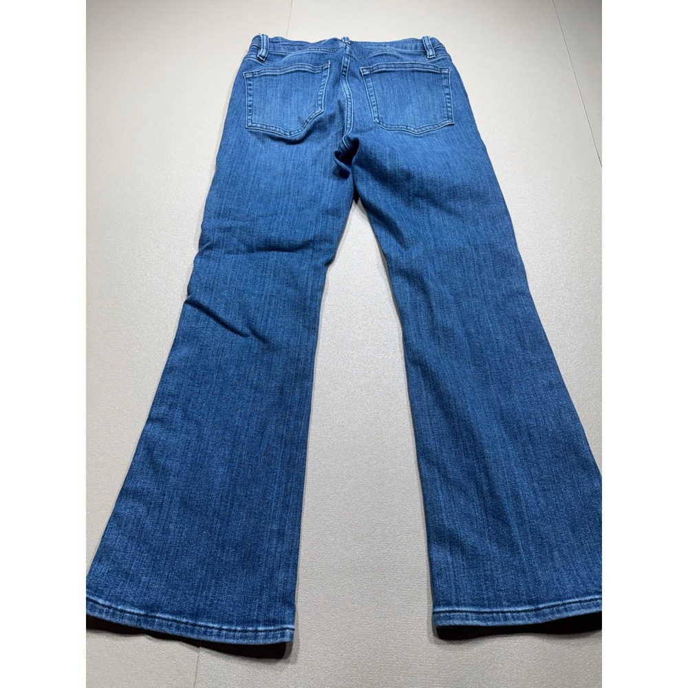 FRAME Le Crop‎ Mini Boot Jeans Medium Wash Blue Denim Women Size 25 - Picture 8 of 8